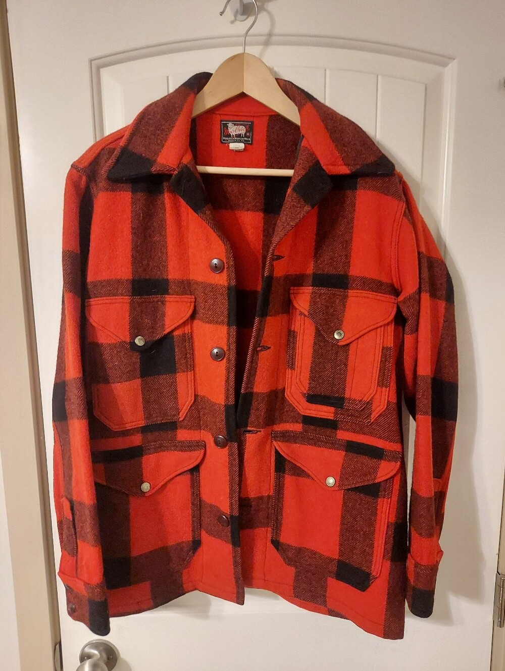 Vintage Woolrich Mackinaw Cruiser Buffalo Plaid
